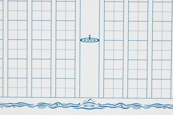 画像3: 飾り原稿用紙 100文字版碧翡翠 (3)