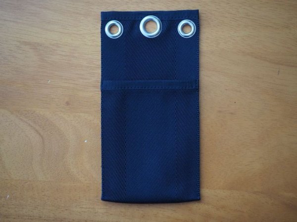 画像1: 肩から掛けるポケット、カタポケ　黒 (1)