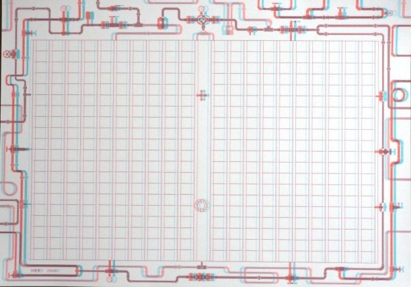 画像1: 【飾り原稿用紙クロスカラーデザイン】鋼導管3D (1)