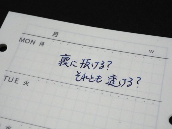 画像6: 【定番】スライド手帳バイブル版(レフト式)30枚入 日玉なし (6)