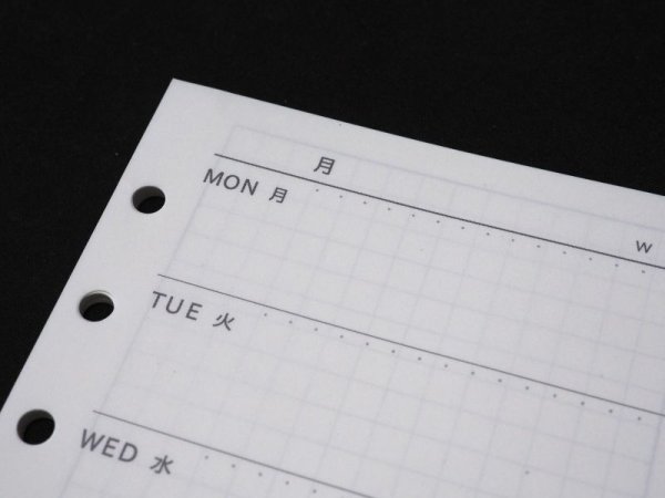 画像4: 【定番】スライド手帳バイブル版(レフト式)30枚入 日玉なし (4)