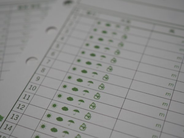 画像3: 天気記録シートリフィル (3)