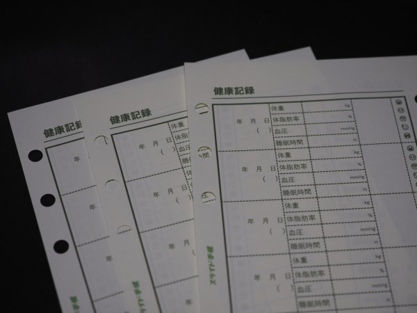 画像2: 健康記録リフィル (2)
