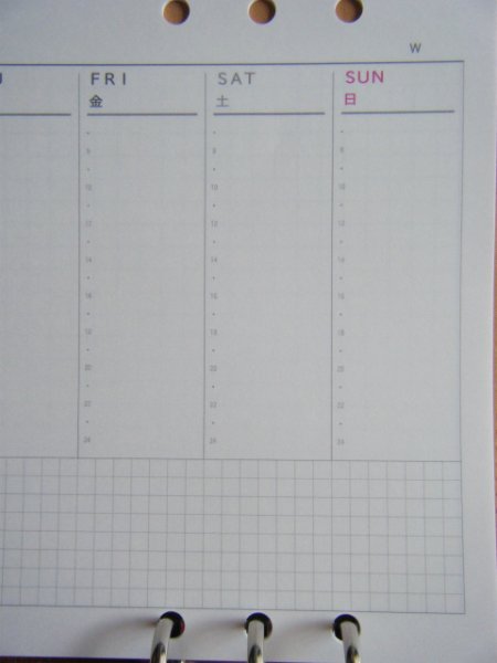 画像4: 【定番】スライド手帳 壱式 A5判 横置バーチカル式(15枚入) 日玉なし (4)